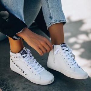 Vici dolls studded white sneakers